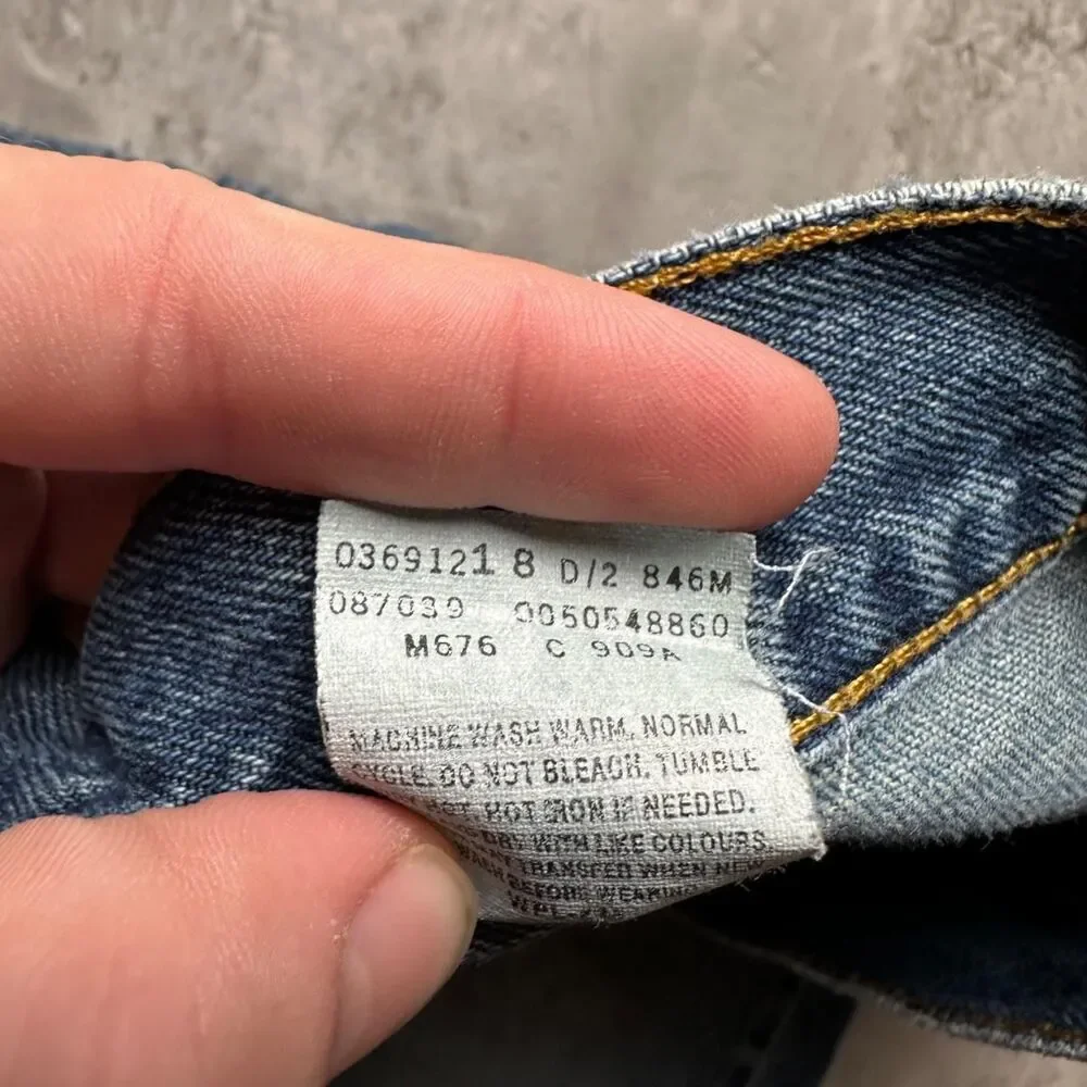 Levi-s Men's Blue and Navy Jeans